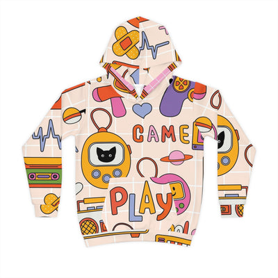 WAREHOUSE BAE Kids' Retro Play HoodieWAREHOUSE BAEAll Over Prints


 
2XS
XS
S
M
L
XL




Chest width, in
14.57
15.35
16.14
16.93
18.11
19.29


Body length, in
16.54
17.32
18.90
20.47
22.44
24.41


Sleeve length, in
13.78
14.57
15