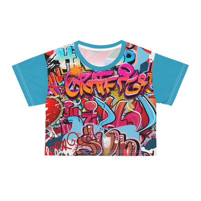 WAREHOUSE BAE Women's Graffiti Crop Top