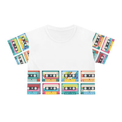 WAREHOUSE BAE Don't Kill My Vibe Cassette Tape Crop Top